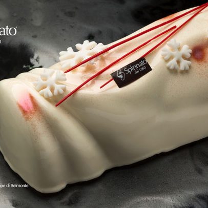 Tronchetto di natale alla fragola